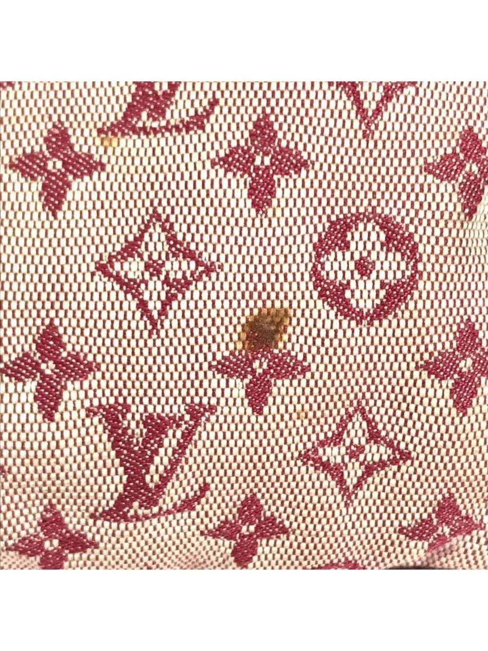 Louis Vuitton Tote Francoise Monogram Mini Canvas Cerise